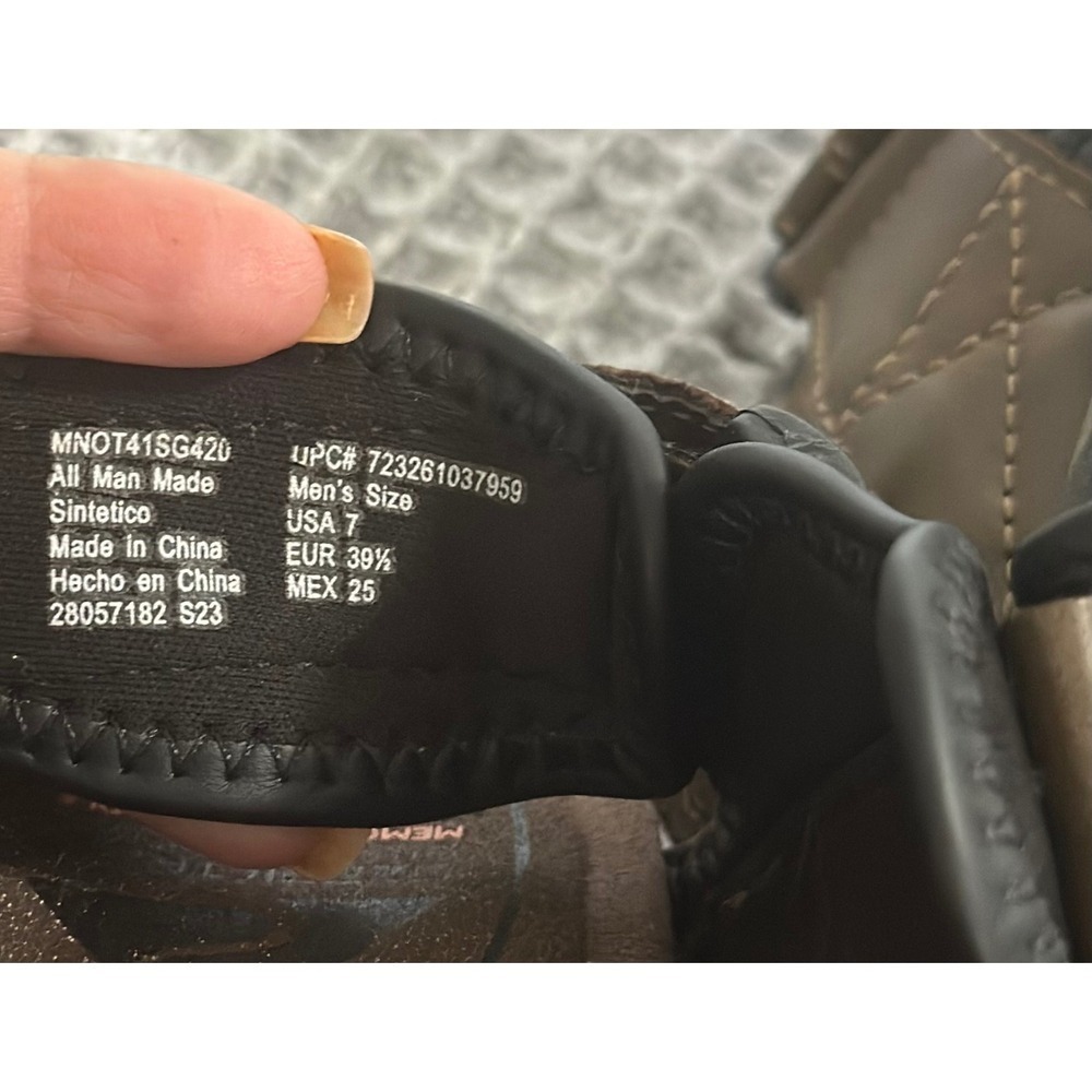 Ozark Trail Brown Sandals Memory Foam Insole Contoured Arch Support - Picture 6 of 8